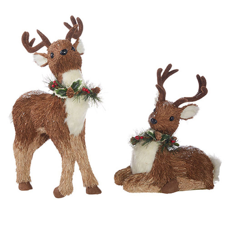The Holiday Aisle® 2 Piece Deer Set Wayfair